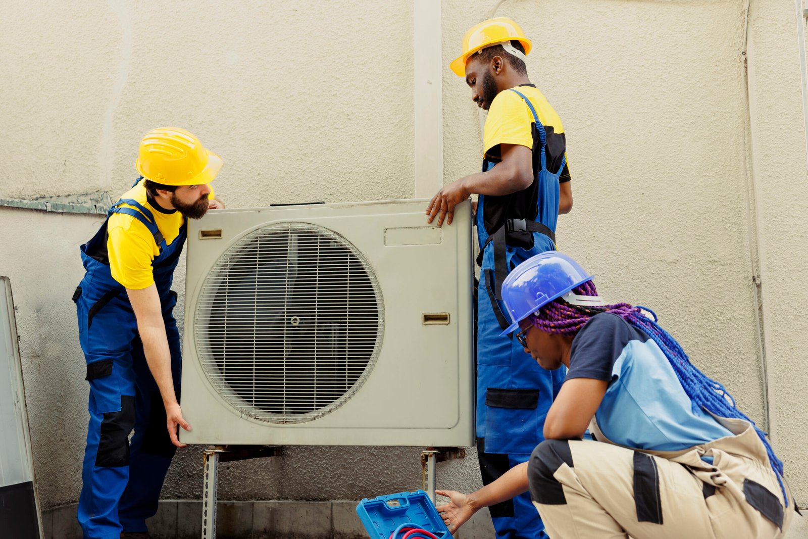 FixUp Fab technician performing skilled installation work in Dubai