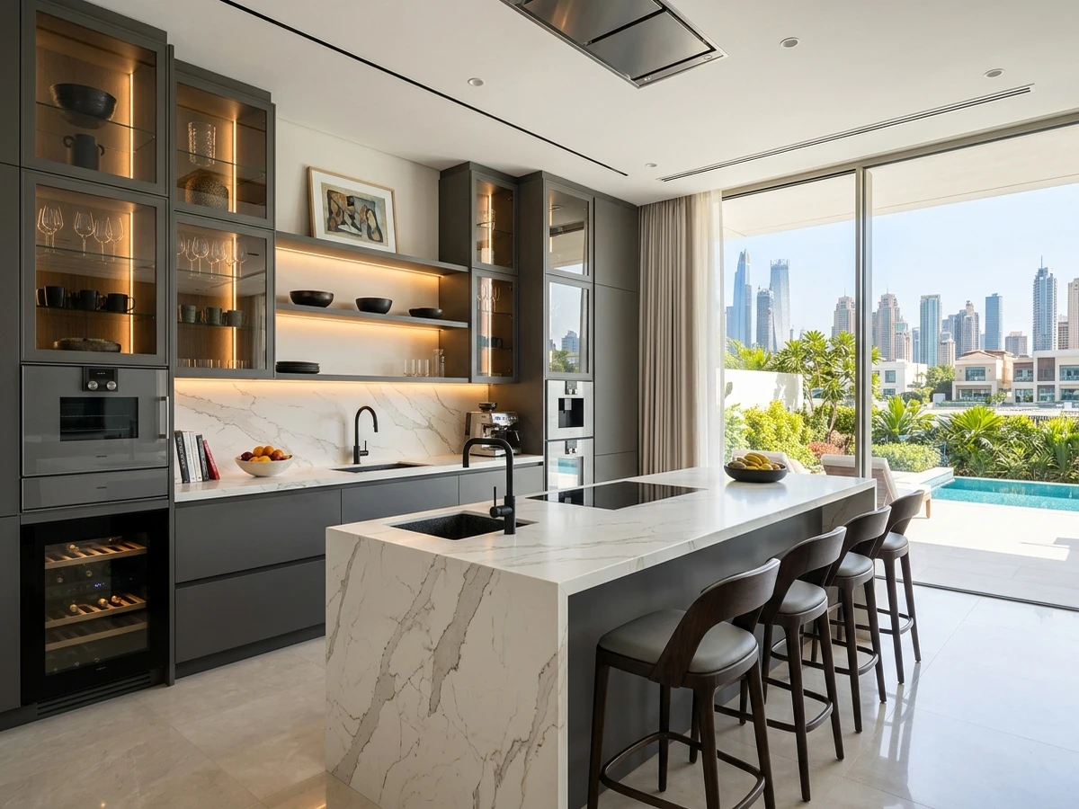 Aluminium Kitchen Cabinets Dubai by FixUp Fab