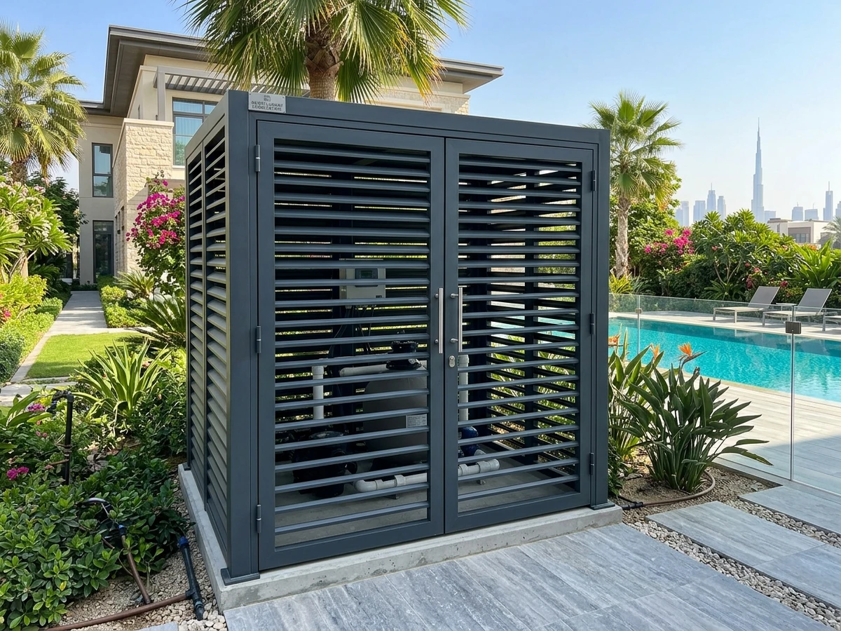 Aluminium Pump Room Dubai by FixUp Fab