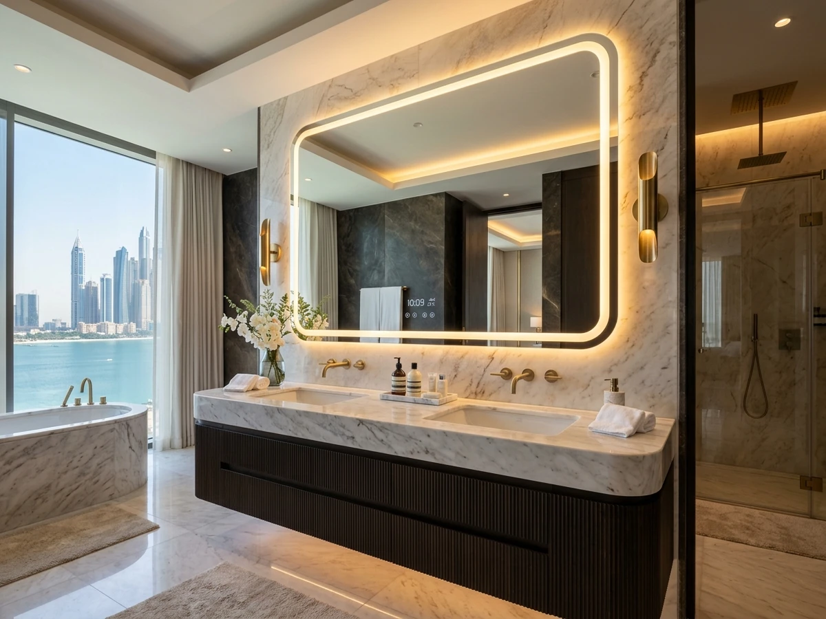 Bathroom Mirrors Dubai by FixUp Fab