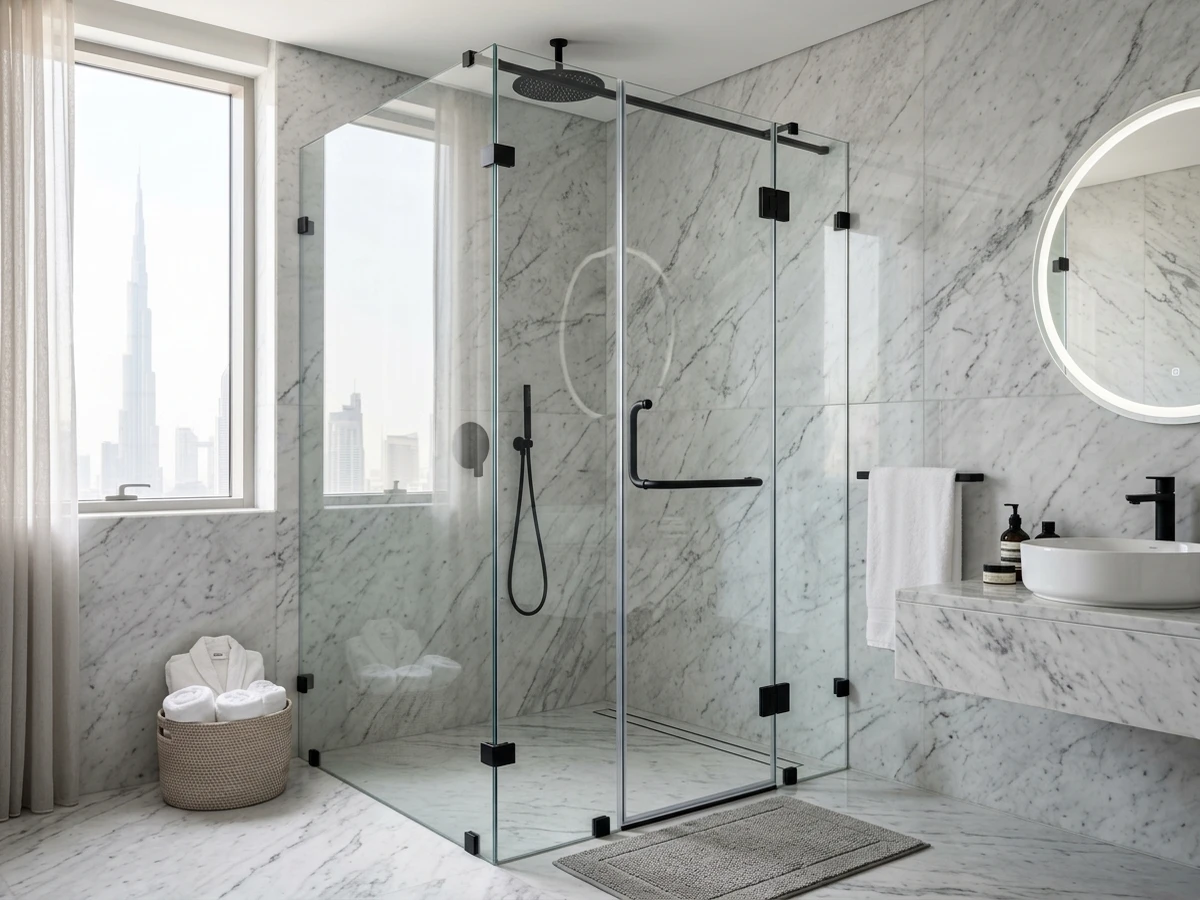 Bathroom Shower Glass Dubai